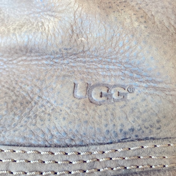 UGG Belcloud Duckboots Suede Leather Sheepskin Purple Plum Waterproof US 9 - Picture 7 of 8